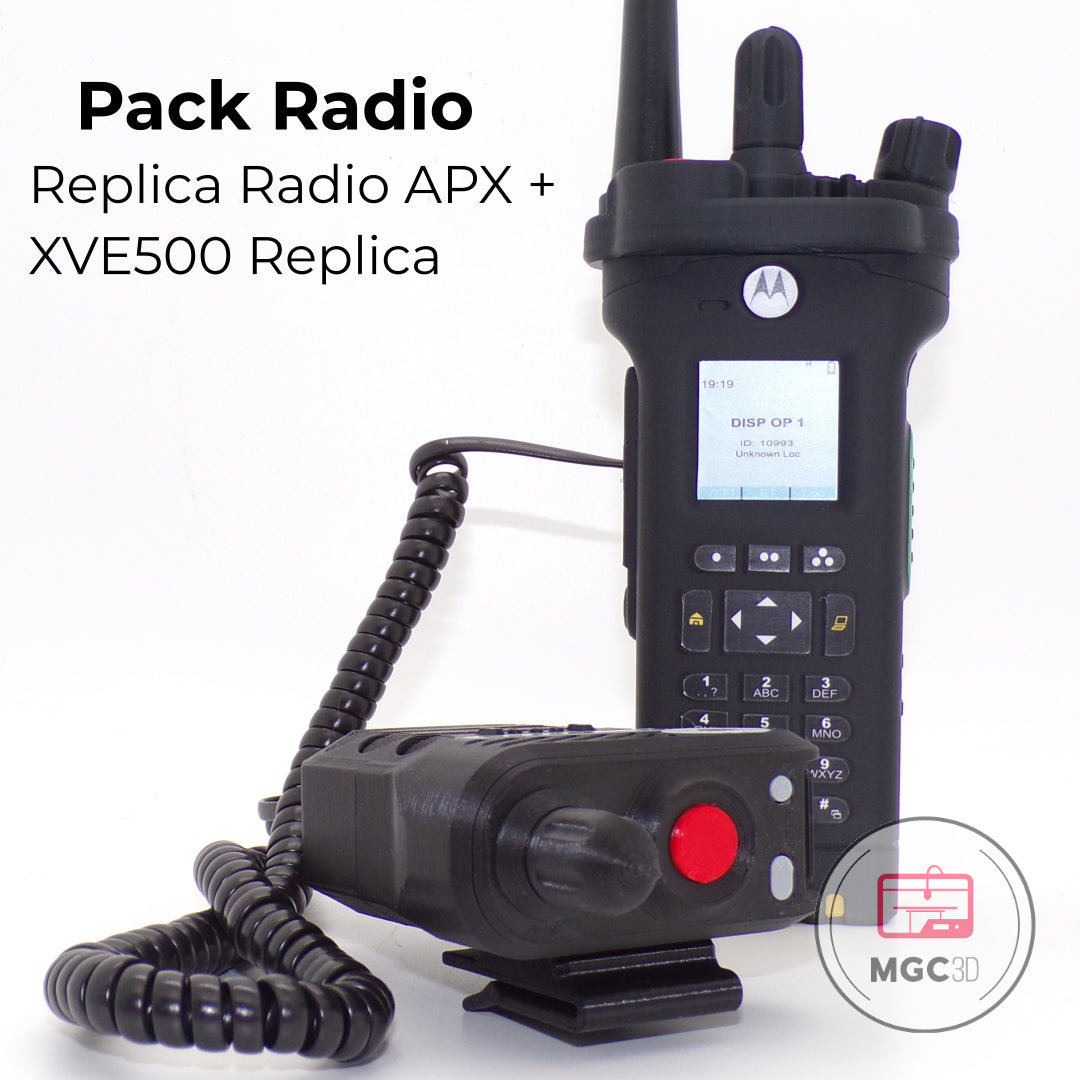 Pack Radio APX + Micro XVE500 réplique - non fonctionnel